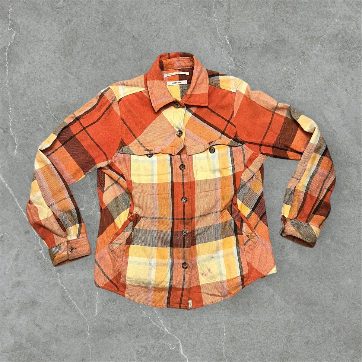 Vintage × Woolrich Woolen Mills Vintage Woolrich Oxbow orange tan plaid flannel Size US M / EU 48-50 / 2 - 1 Thumbnail