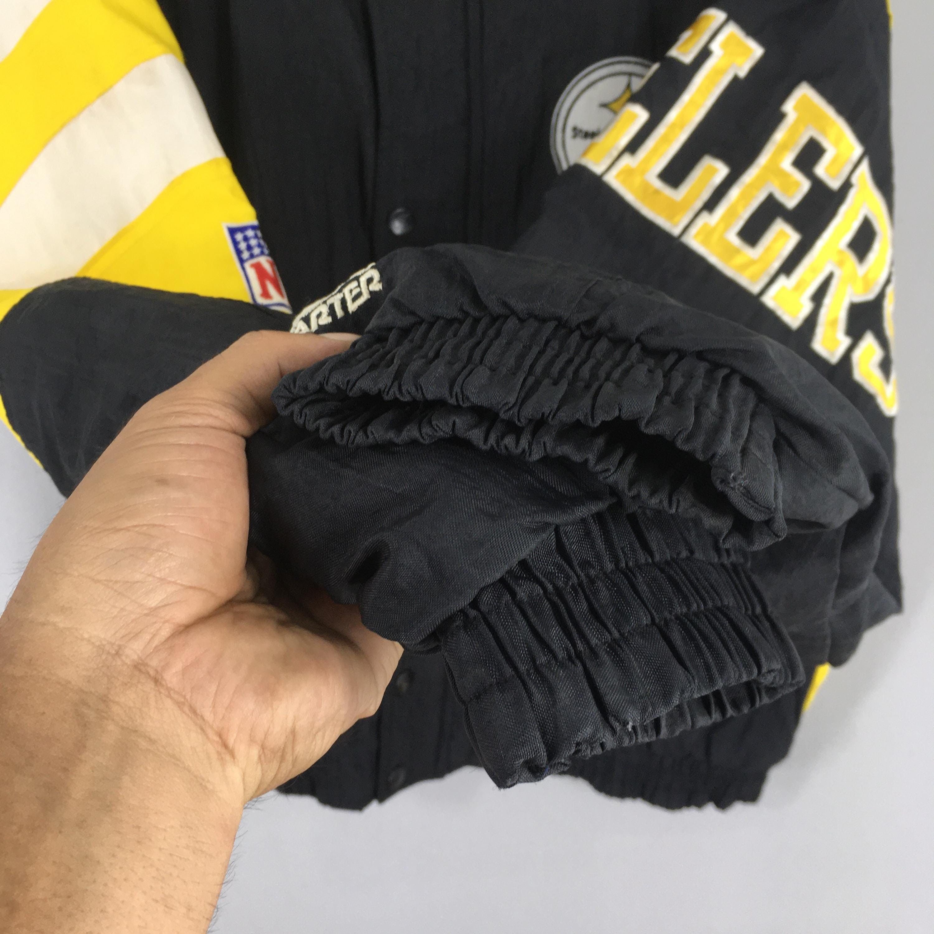 NFL Vintage 90s Pittsburgh Steelers NFL Football Jacket Large Size US L / EU 52-54 / 3 - 3 Thumbnail