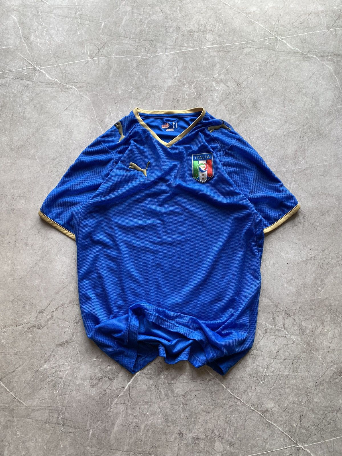 Puma Puma Italy National Team 2007-09 Home Football Soccer Jersey Size US S / EU 44-46 / 1 - 2 Thumbnail