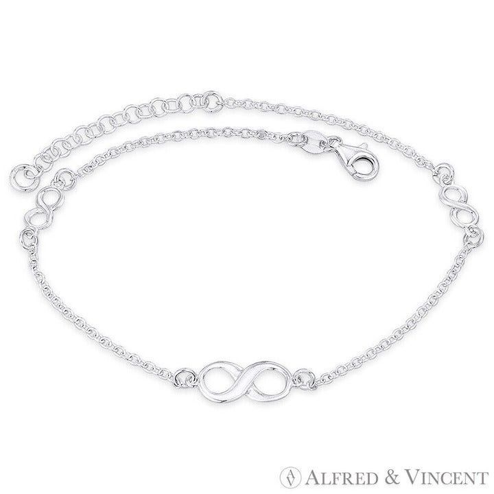 Other Infinity Symbol & Rolo Chain Italian Charm Anklet Size ONE SIZE - 1 Preview