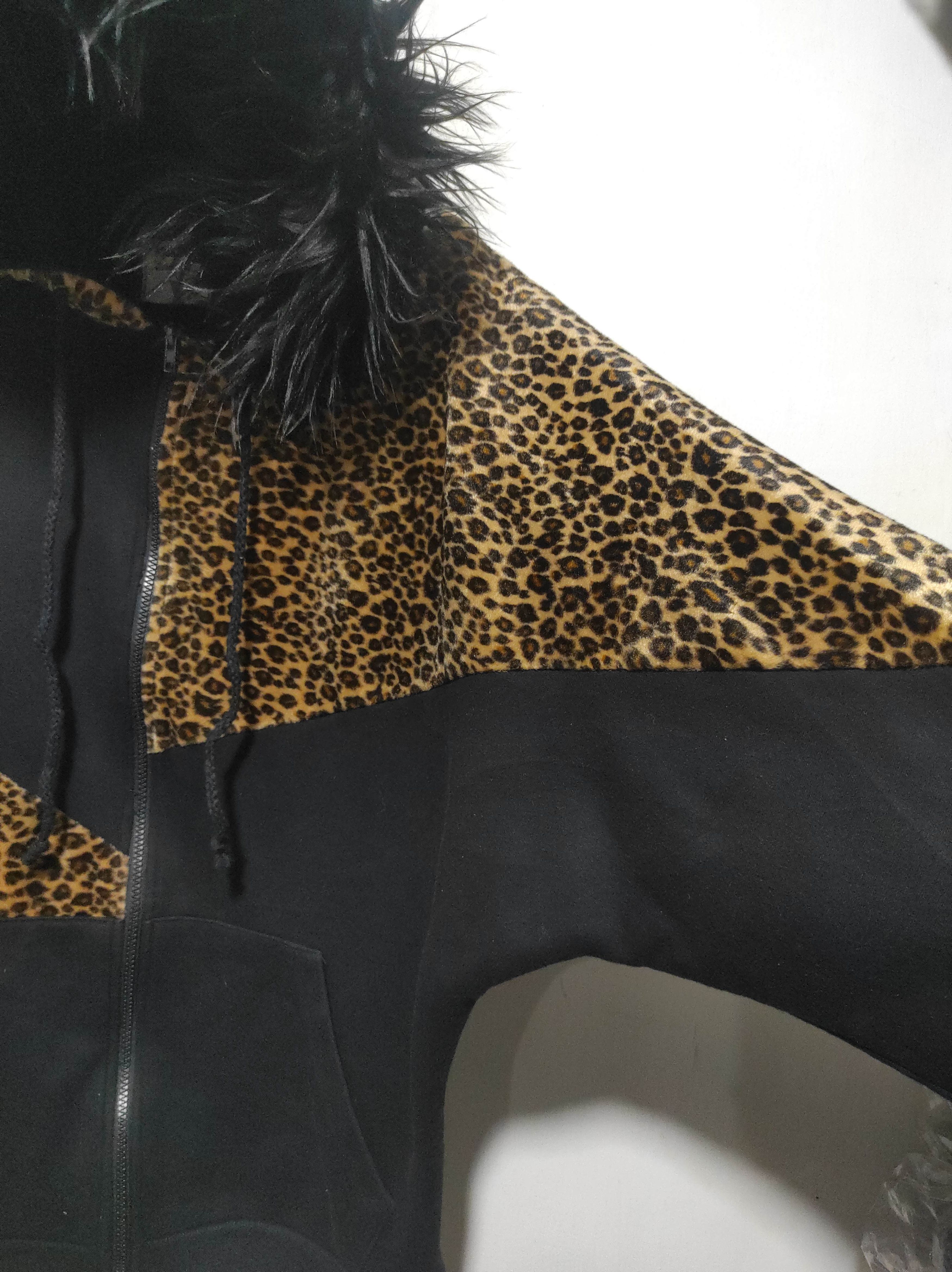 Hysteric Glamour Rock Candy Leopard Zip Fur Hoodie LGB IfSixWasNine style Size US L / EU 52-54 / 3 - 8 Thumbnail
