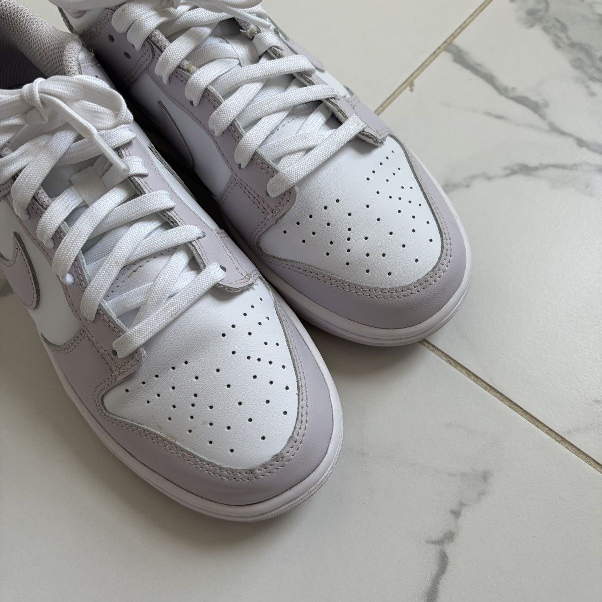 Nike Nike Dunk Low Venice Women's Size 9 White Light Purple Size US 9 / IT 39 - 7 Thumbnail