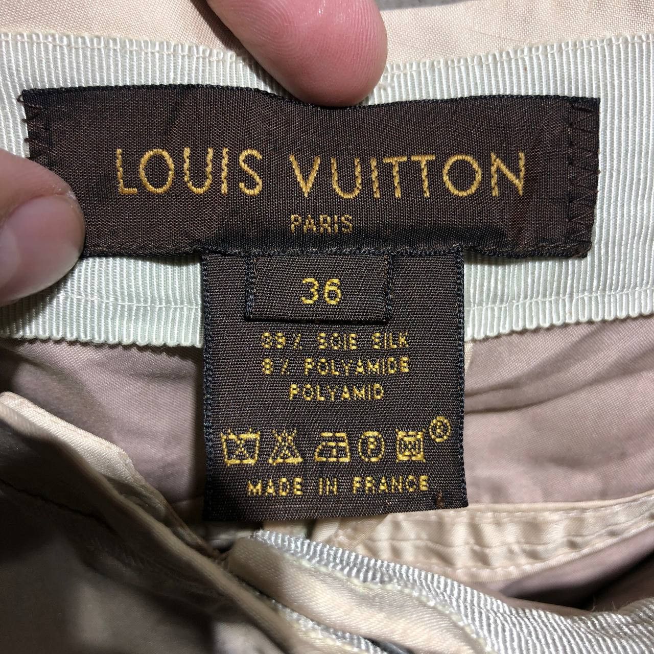 Louis Vuitton Louis Vuitton Casual Silk Trousers Size 26" / US 2 / IT 38 - 12 Thumbnail