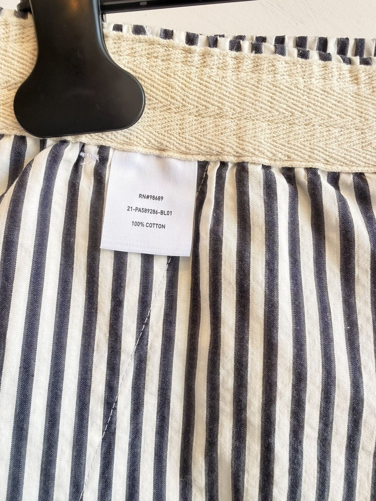 Todd Snyder Todd Snyder Striped Drawstring Navy And White Shorts Size M Size US 31 - 8 Thumbnail