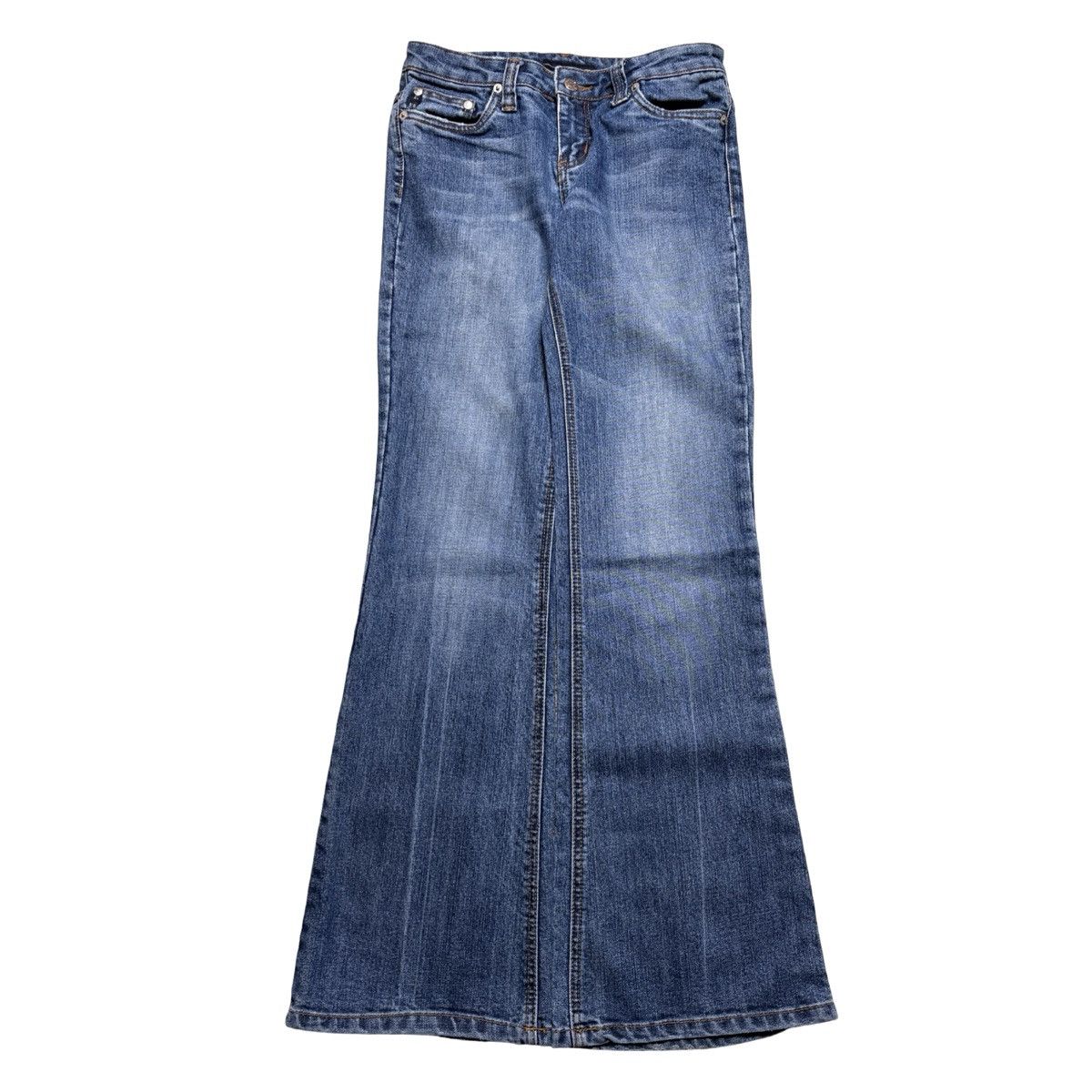 Other Vintage Y2K Refuge Light Wash Jeans Flare Low Rise Sz 5 28" Size 28" / US 6 / IT 42 - 1 Thumbnail