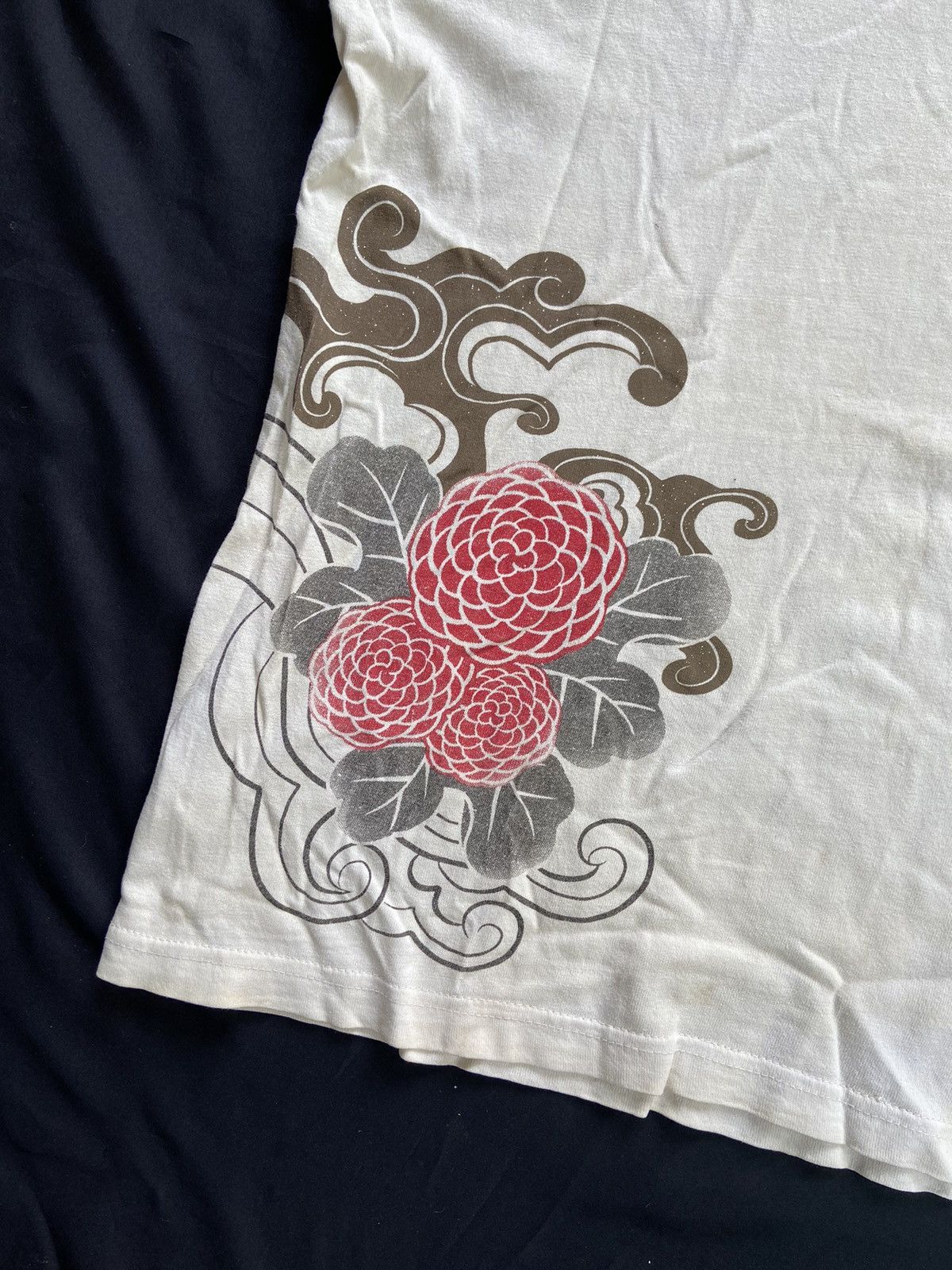 Japanese Brand SPACE OPERA SUN FADED FISH JAPANESE TEE Size US L / EU 52-54 / 3 - 6 Thumbnail