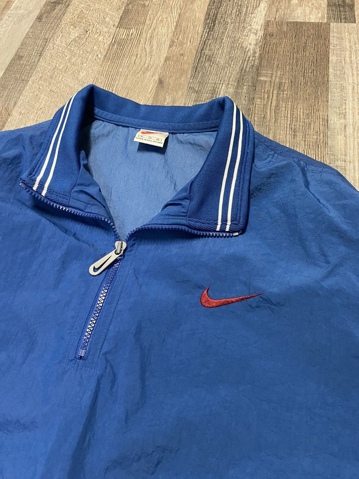 Nike 90’s Vintage Nike Pullover Windbreaker Jacket Zip Size US XL / EU 56 / 4 - 2 Thumbnail