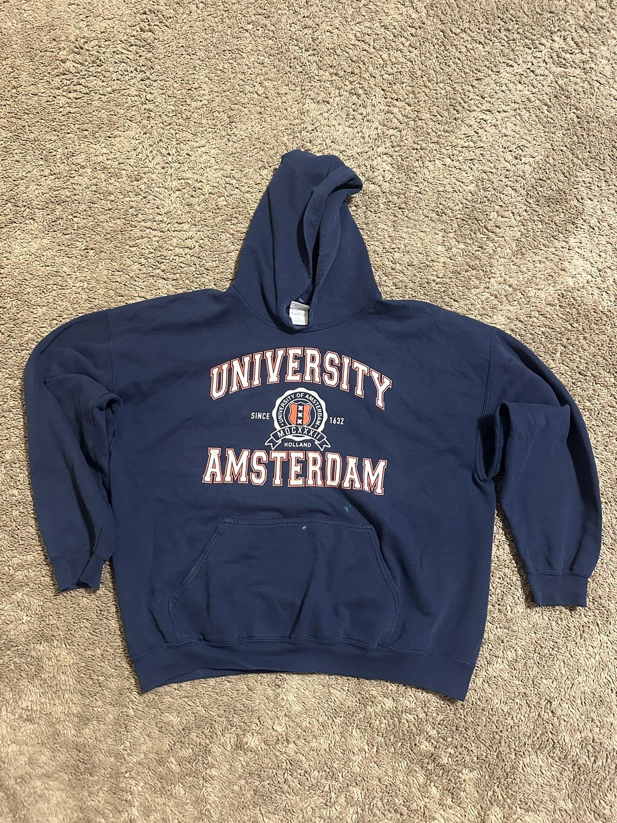 Puma × Vintage vintage NCAA Amsterdam University hoodie 90s size XL Size US XL / EU 56 / 4 - 1 Thumbnail