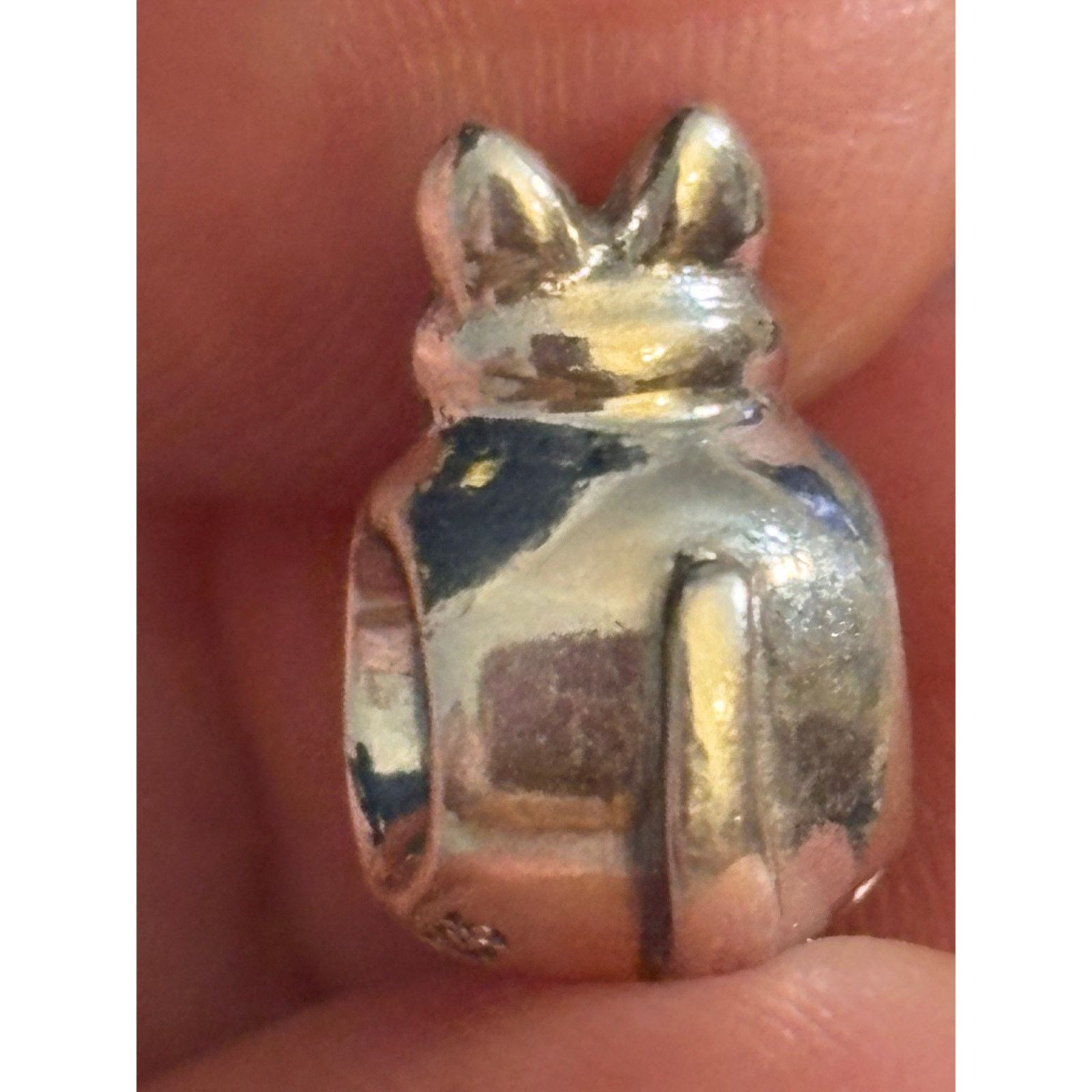 pandora Pandora S925 Cat Charm Sterling Silver Animal Bead Size ONE SIZE - 4 Thumbnail