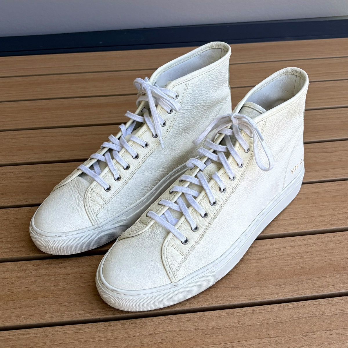 Common Projects Common Projects Achilles Mid White EU43 | Grailed