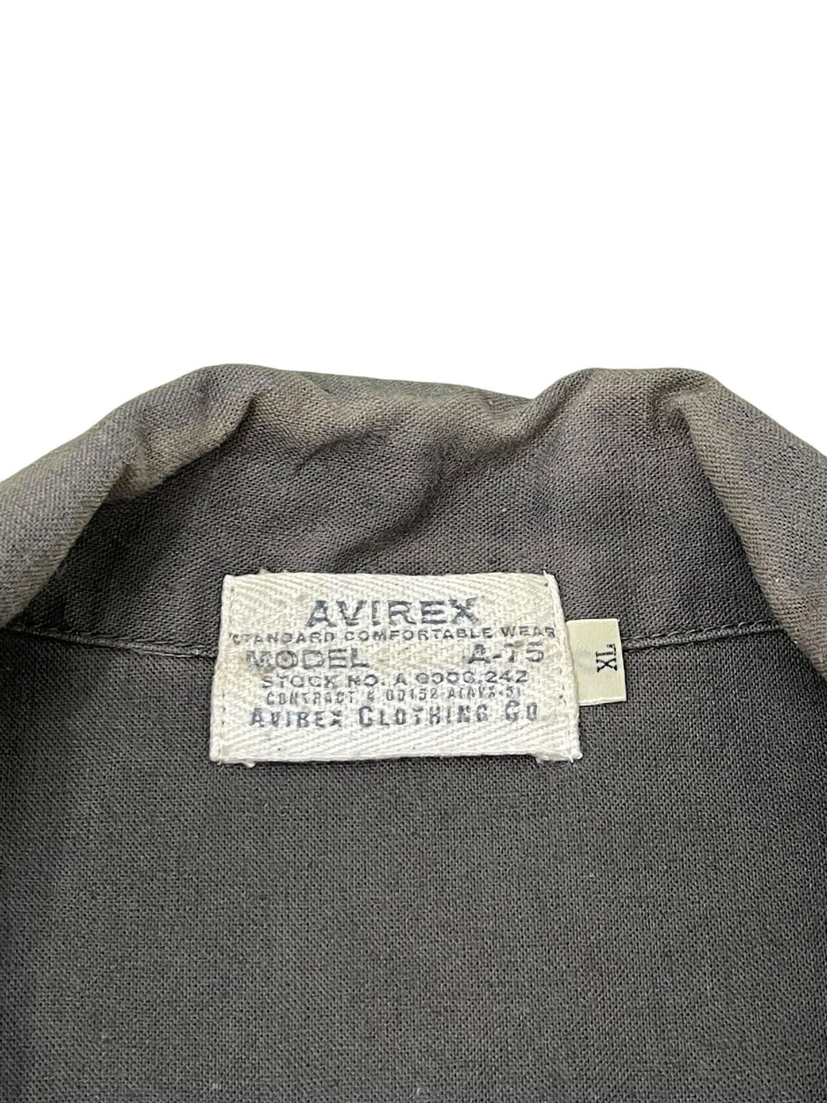 Avirex Embroydery Linen Shirt Avirex WWII Japan Faded 5🟩9 Size US L / EU 52-54 / 3 - 14 Thumbnail