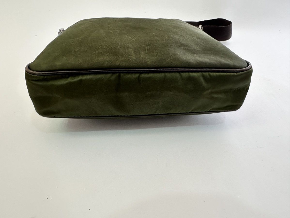 Miu Miu PRADA Tessuto Nylon Flat Messenger Bag Green Size ONE SIZE - 3 Thumbnail