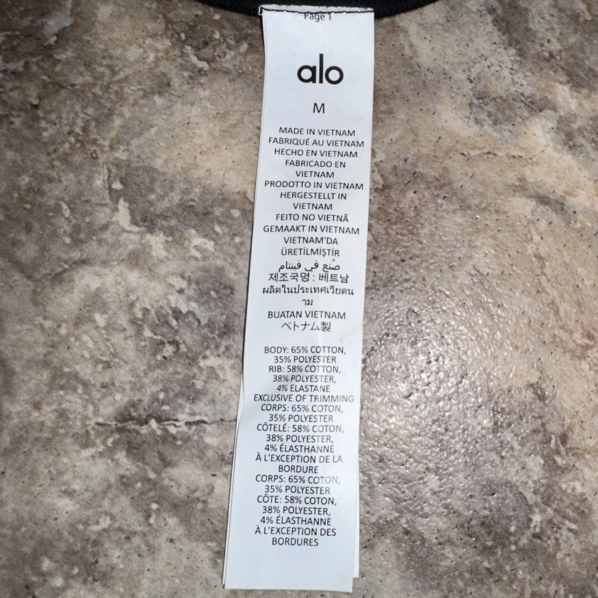 Alo Alo Yoga Accolade 1/4 Zip Pullover Black Sweatshirt Medium Size M / US 6-8 / IT 42-44 - 7 Thumbnail