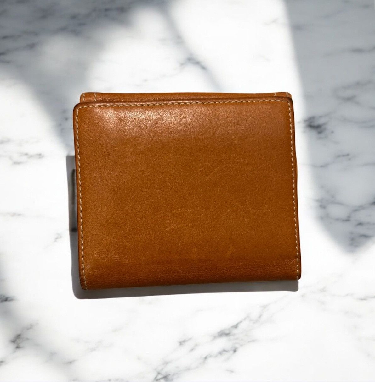 Dior Iconic Dior Saddle Wallet - Brown Leather Compact Bifold Size ONE SIZE - 2 Thumbnail
