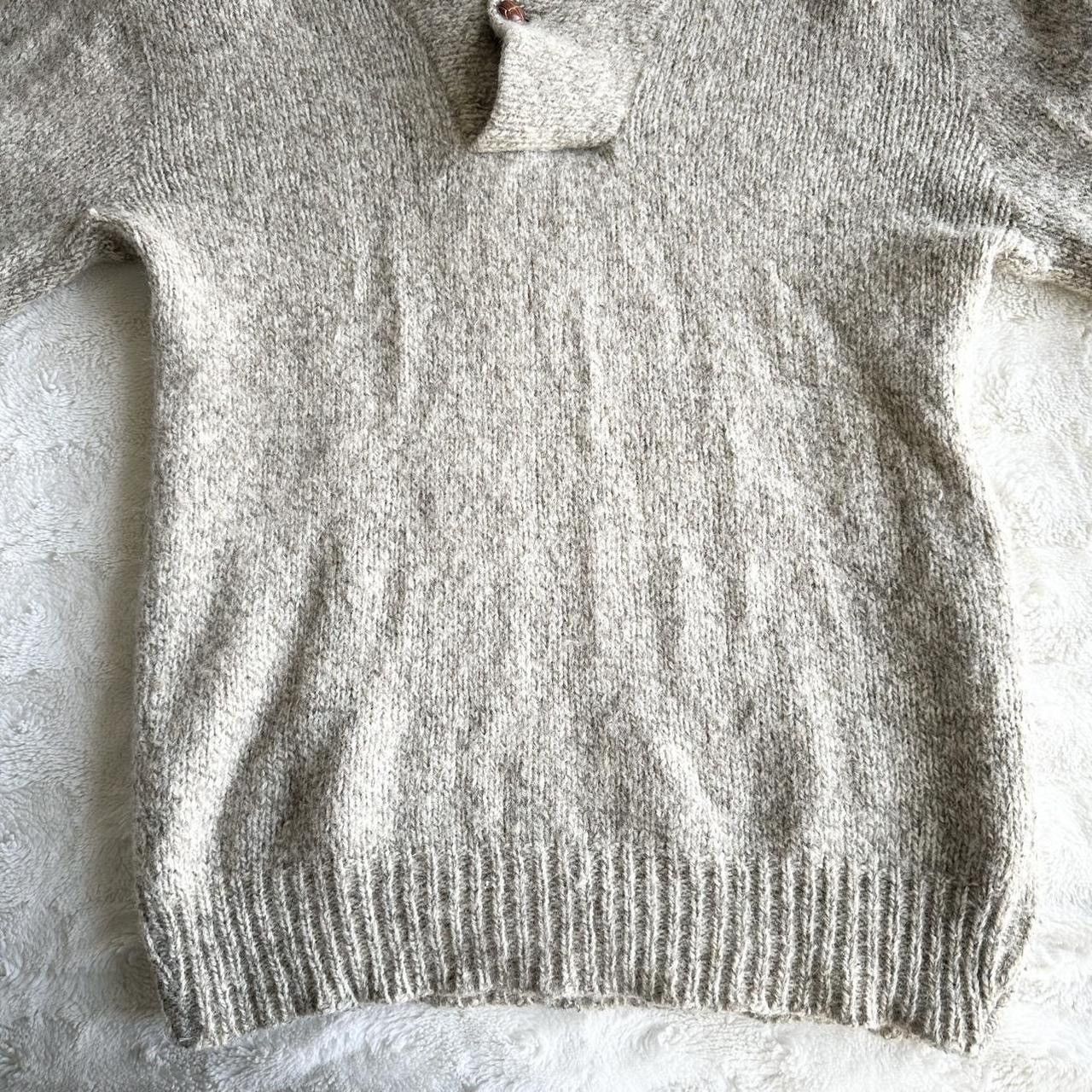Other Vintage Sweater Mens Medium Beige Shawl Neck Wool Blend Vtg Size US M / EU 48-50 / 2 - 4 Thumbnail