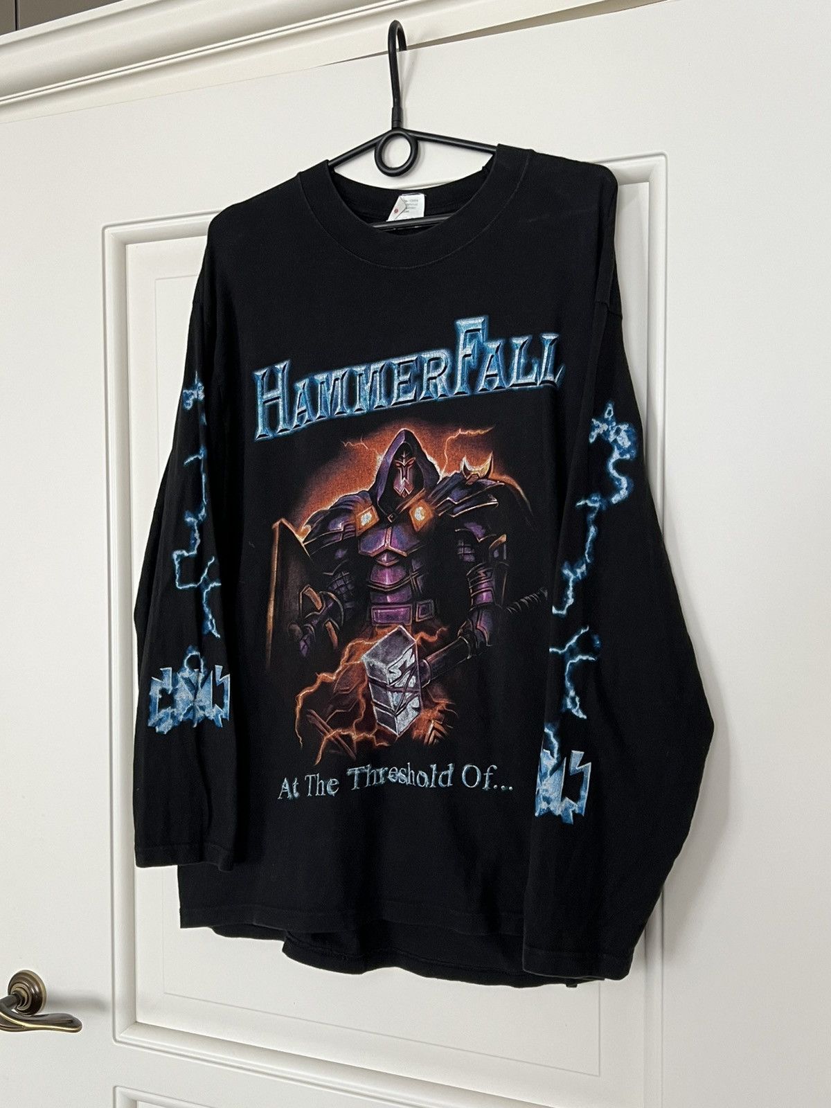 Band Tees Vintage Hammer Fall Band Long Sleeve Rock Tee Size XL Size US XL / EU 56 / 4 - 2 Thumbnail