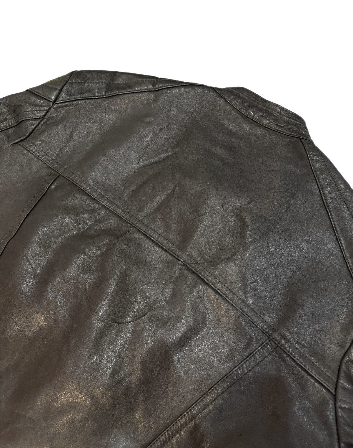 Genuine Leather Rare Vintage 80s Harro Leather Biker Jacket Cafe Racer Size US M / EU 48-50 / 2 - 8 Thumbnail