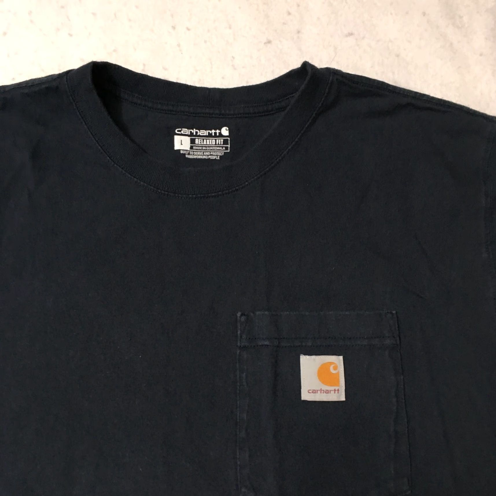 Carhartt VINTAGE Carhartt Shirt Mens Large Blue Short Sleeve Pocket Utility Work Crew Tee Size US L / EU 52-54 / 3 - 3 Thumbnail