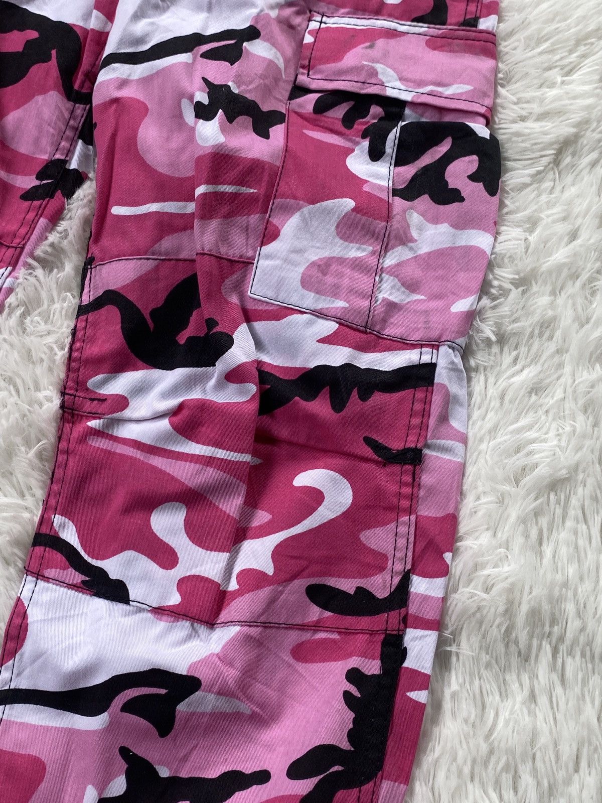Rothco Vintage ROTHCO BDU Pink Camouflage Cargo Pants Size US 26 / EU 42 - 6 Thumbnail