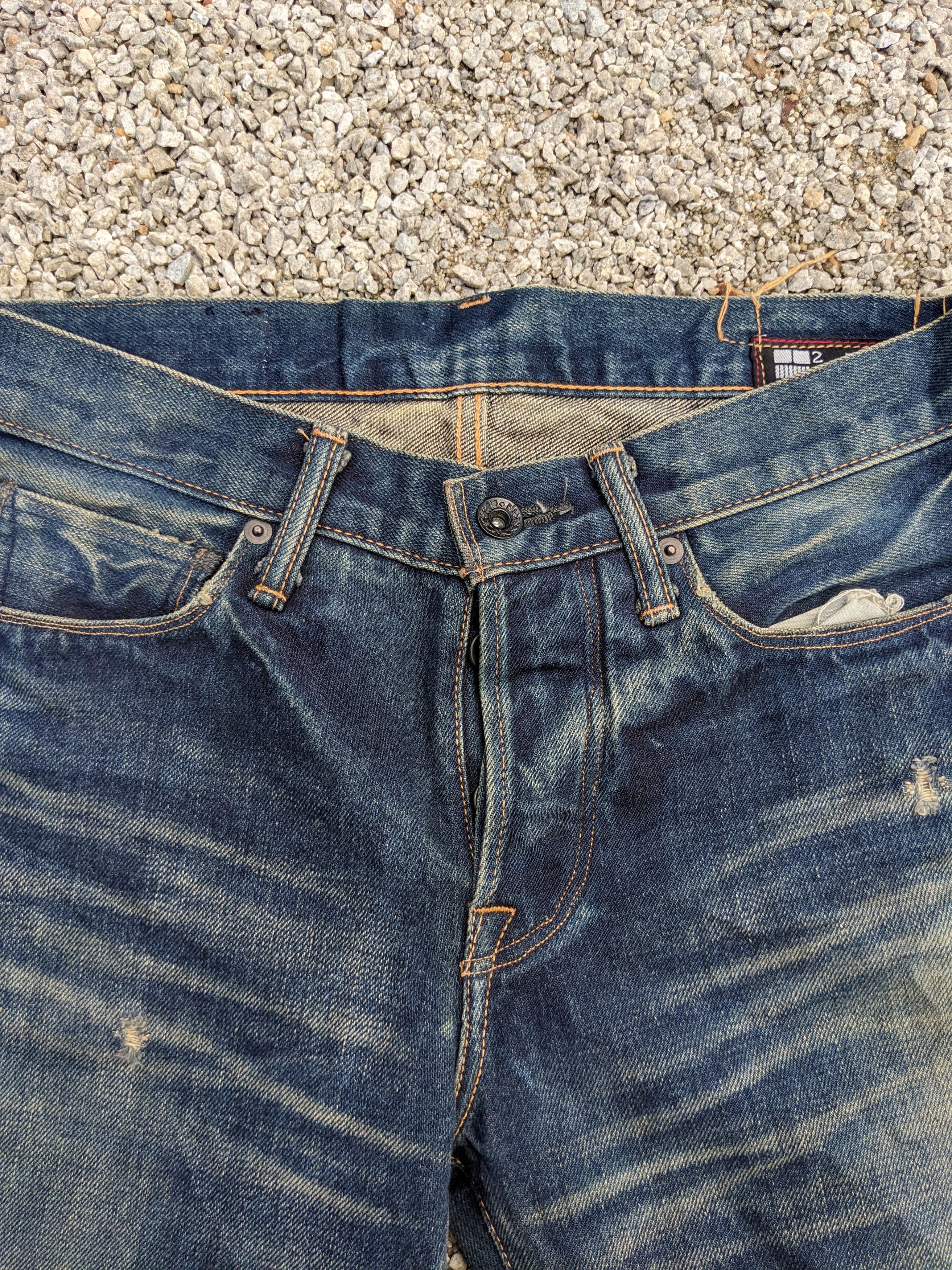 Japanese Brand × KURO Kuro Faded Selvedged Slim Fit Japanese Denim Size US 28 / EU 44 - 8 Thumbnail