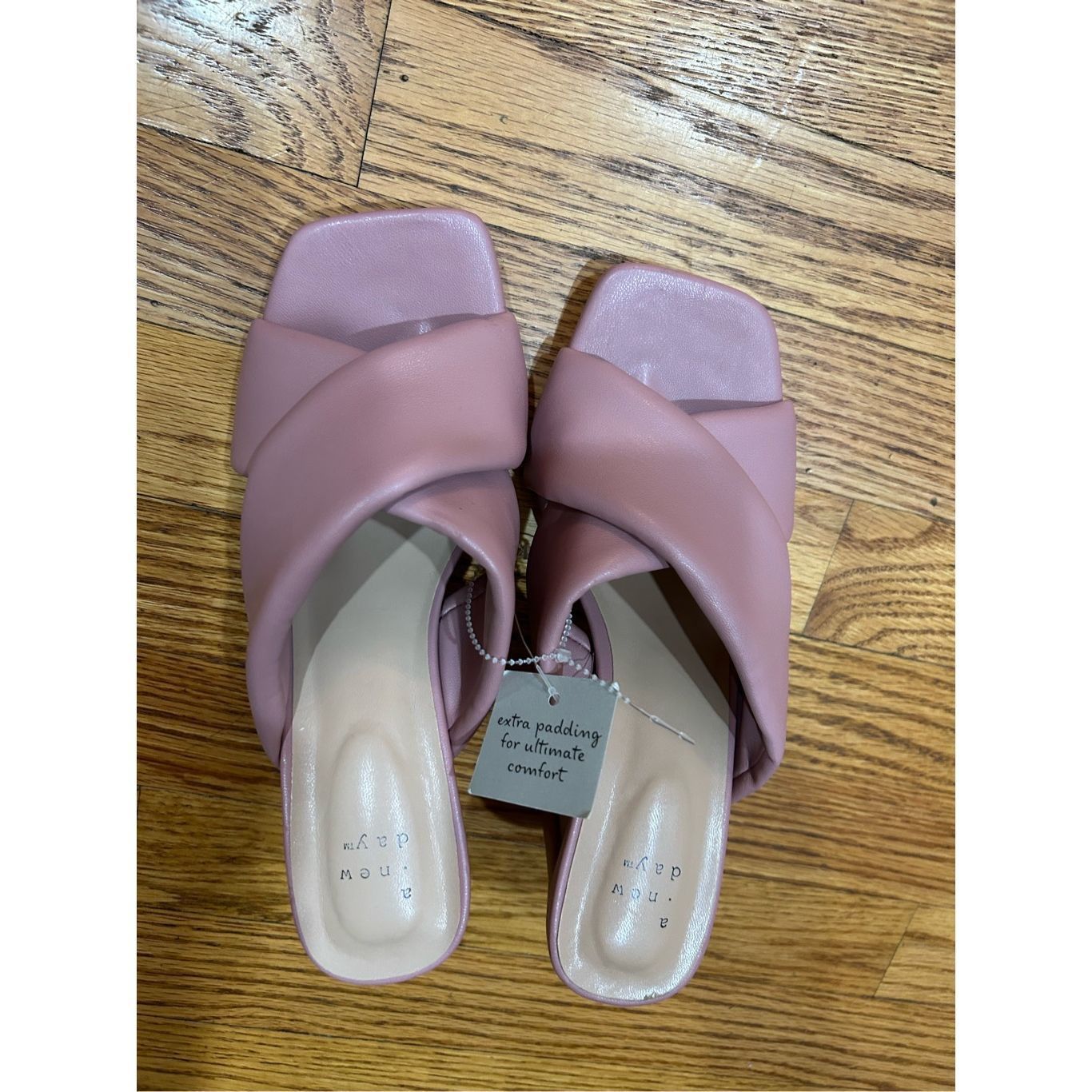Other Women's Clementine Padded Crossband Mule Heels - A New Day™S Size US 7.5 / IT 37.5 - 7 Thumbnail