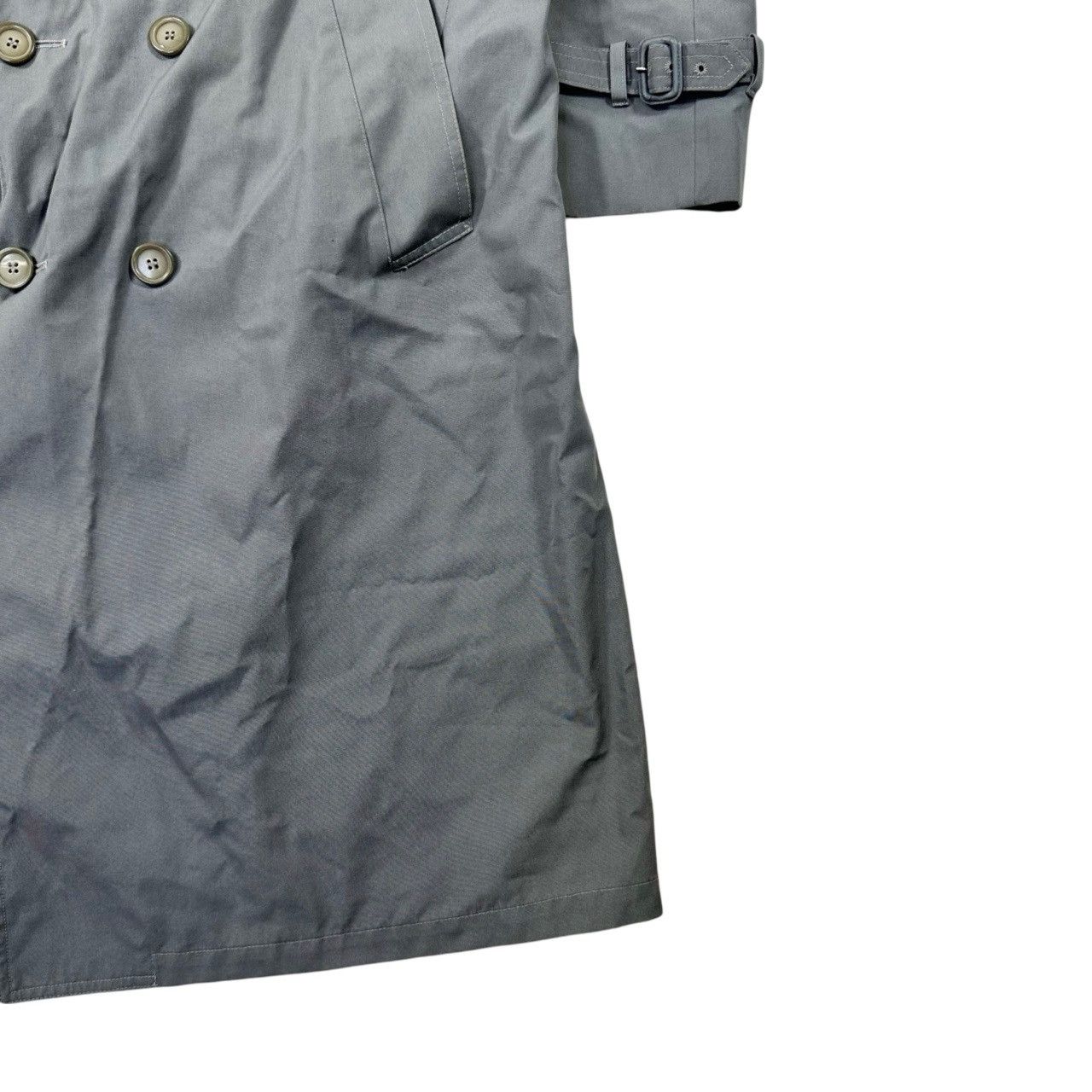 Vintage Vintage 90s London Fog Grey Button Up Trenchcoat Size US S / EU 44-46 / 1 - 3 Thumbnail