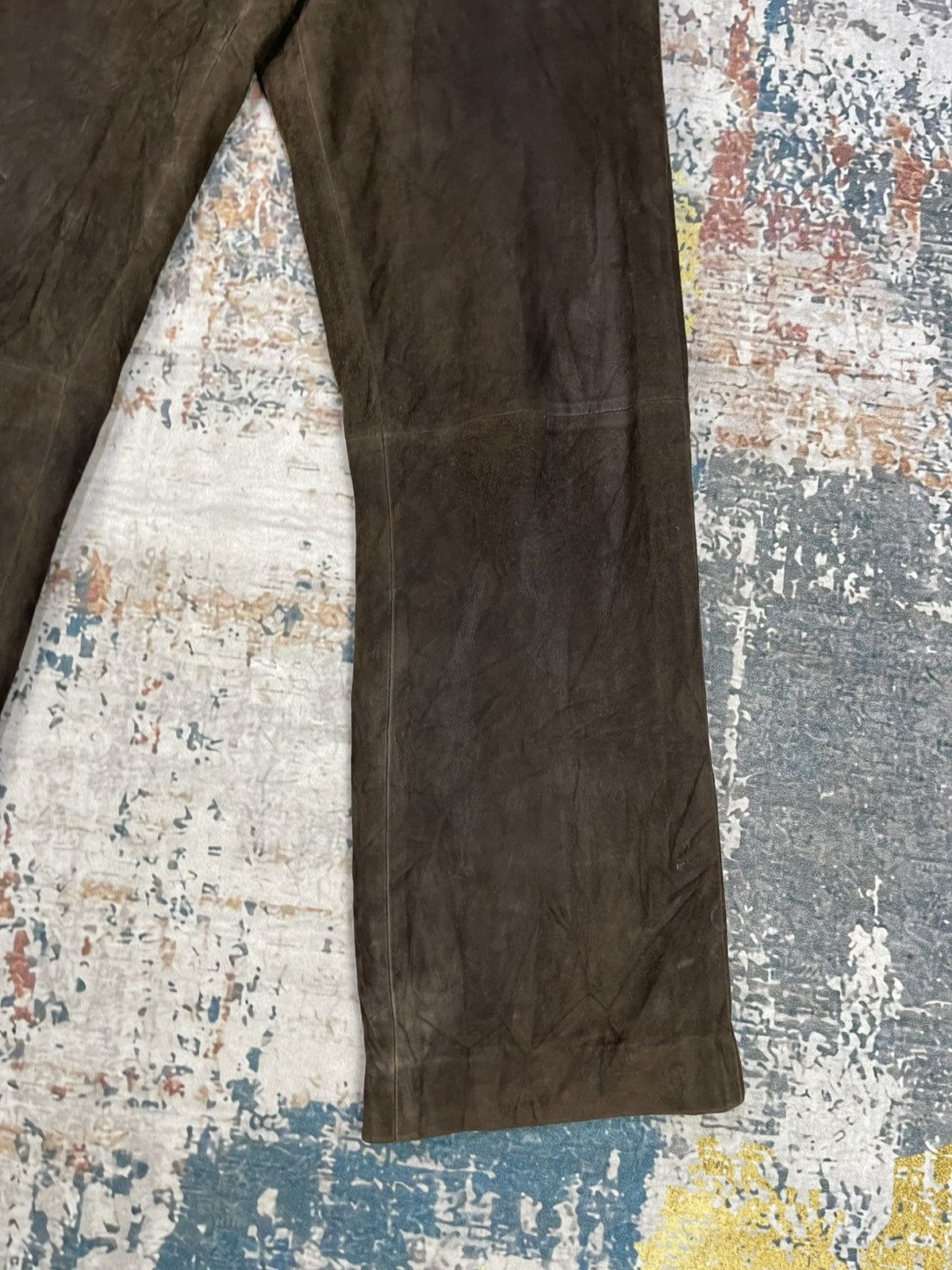 Katharine Hamnett London Katharine Hamnett Sheepskin Suede Leather Pants Size 28" / US 6 / IT 42 - 4 Thumbnail