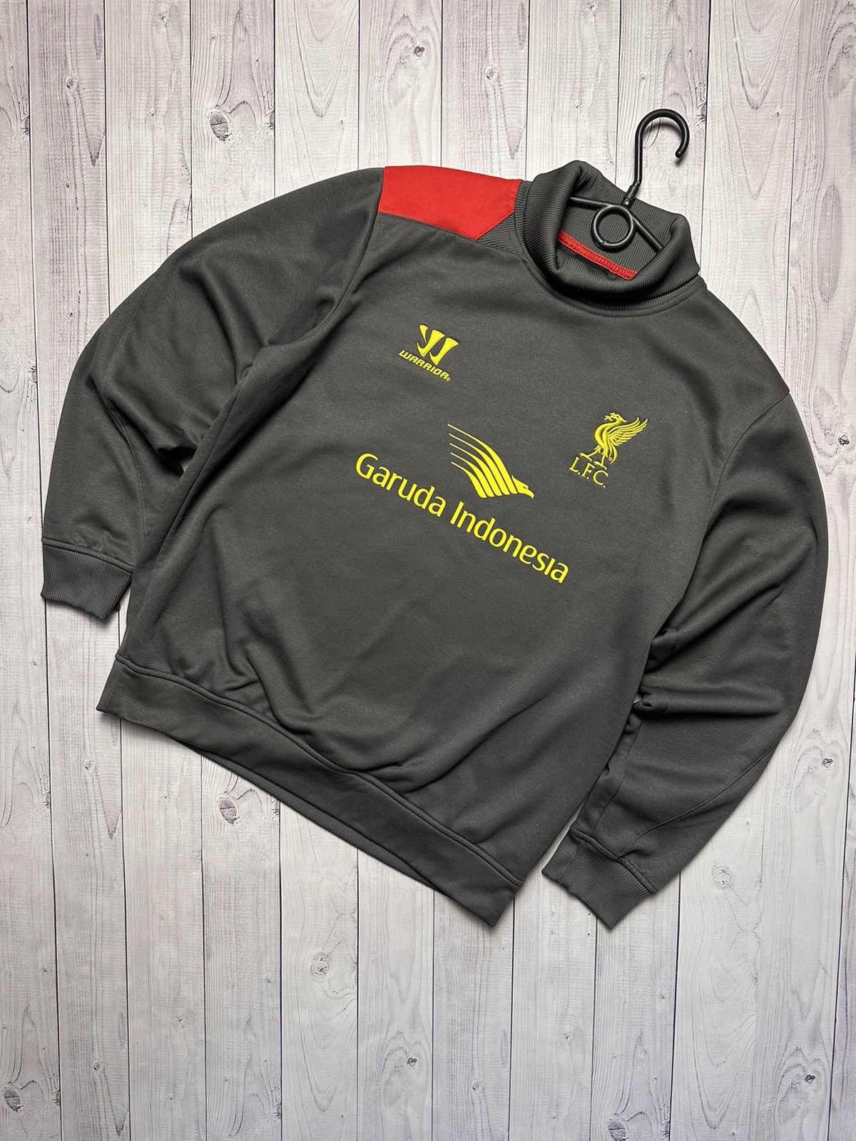 Vintage Vintage Liverpool soccer sweatshirt turtleneck size L Size US L / EU 52-54 / 3 - 1 Thumbnail