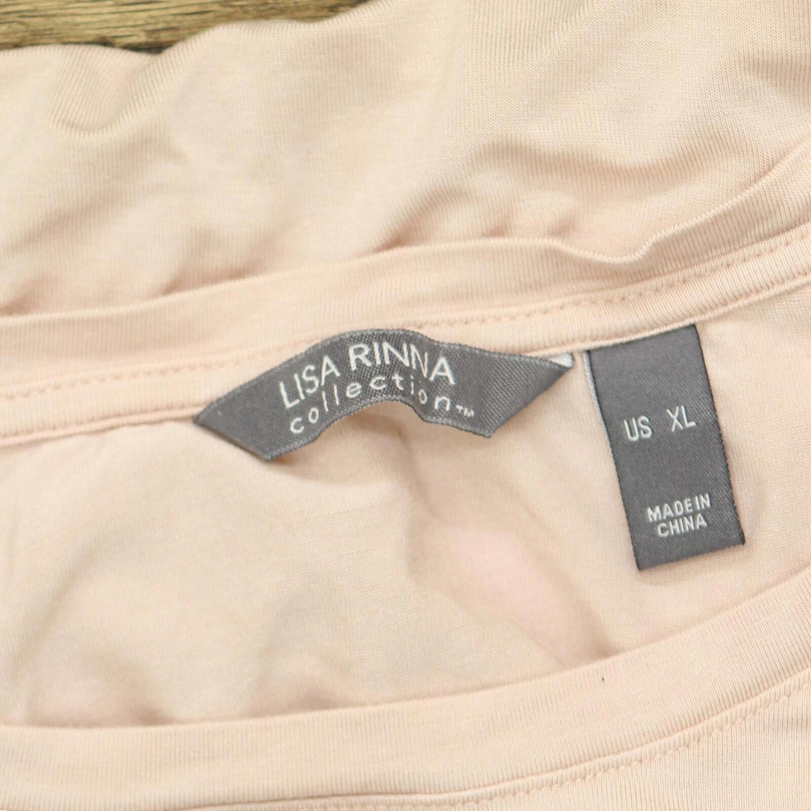 Other Lisa Rinna Collection Knit A-Line Shirt Top Light Pink XL Size XL / US 12-14 / IT 48-50 - 3 Thumbnail