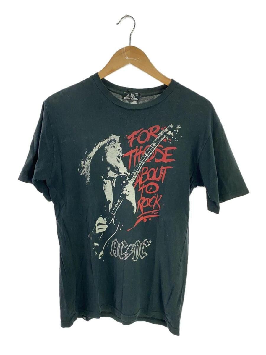 image of Hysteric Glamour For Those About To Rock T-Shirt in Black, Men's (Size Small)