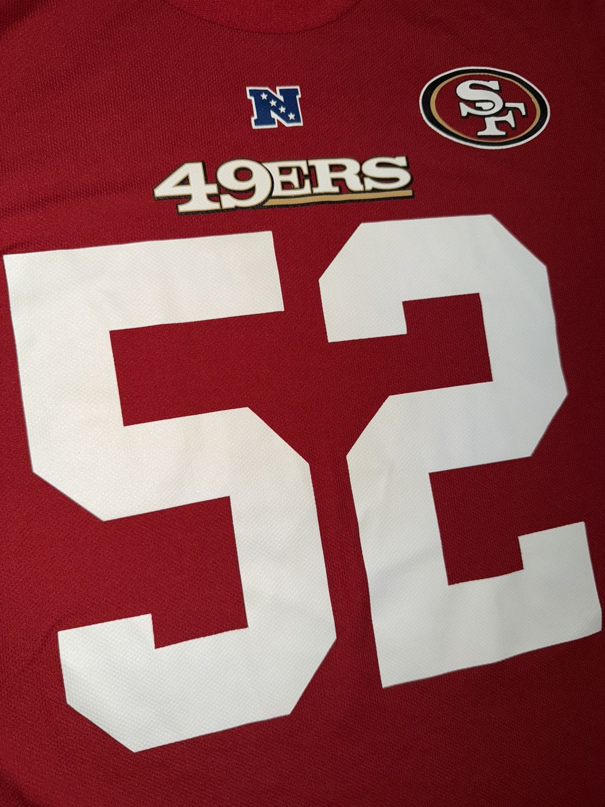 NFL San Francisco 49ers Patrick Willis NFL jersey shirt large Size US L / EU 52-54 / 3 - 3 Thumbnail
