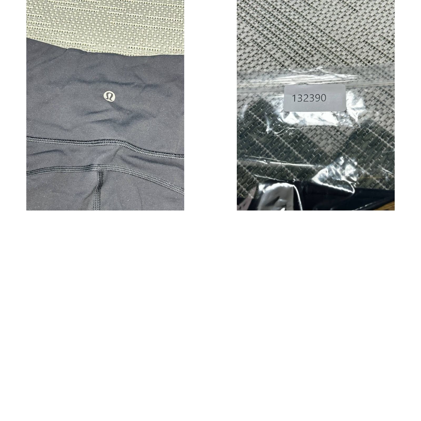 Lululemon Lululemon Leggings Womens 4 Black Logo Mid Rise Athleisure Running Size 27" / US 4 / IT 40 - 8 Thumbnail