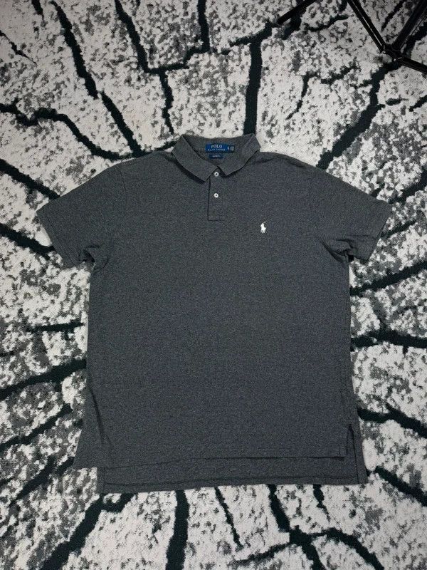 Ralph Lauren Ralph Lauren Gray Logo Polo Shirt XL Size US XL / EU 56 / 4 - 1 Thumbnail