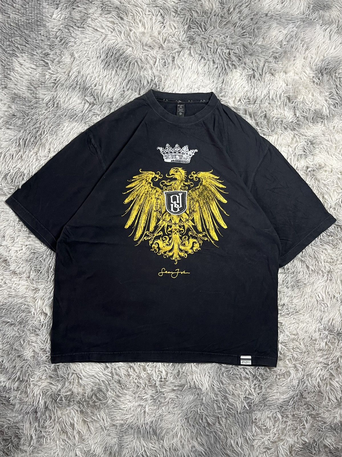 Sean John Vintage SEAN JOHN Glitter Embroidery Graphic T-Shirt Size US XXL / EU 58 / 5 - 3 Thumbnail
