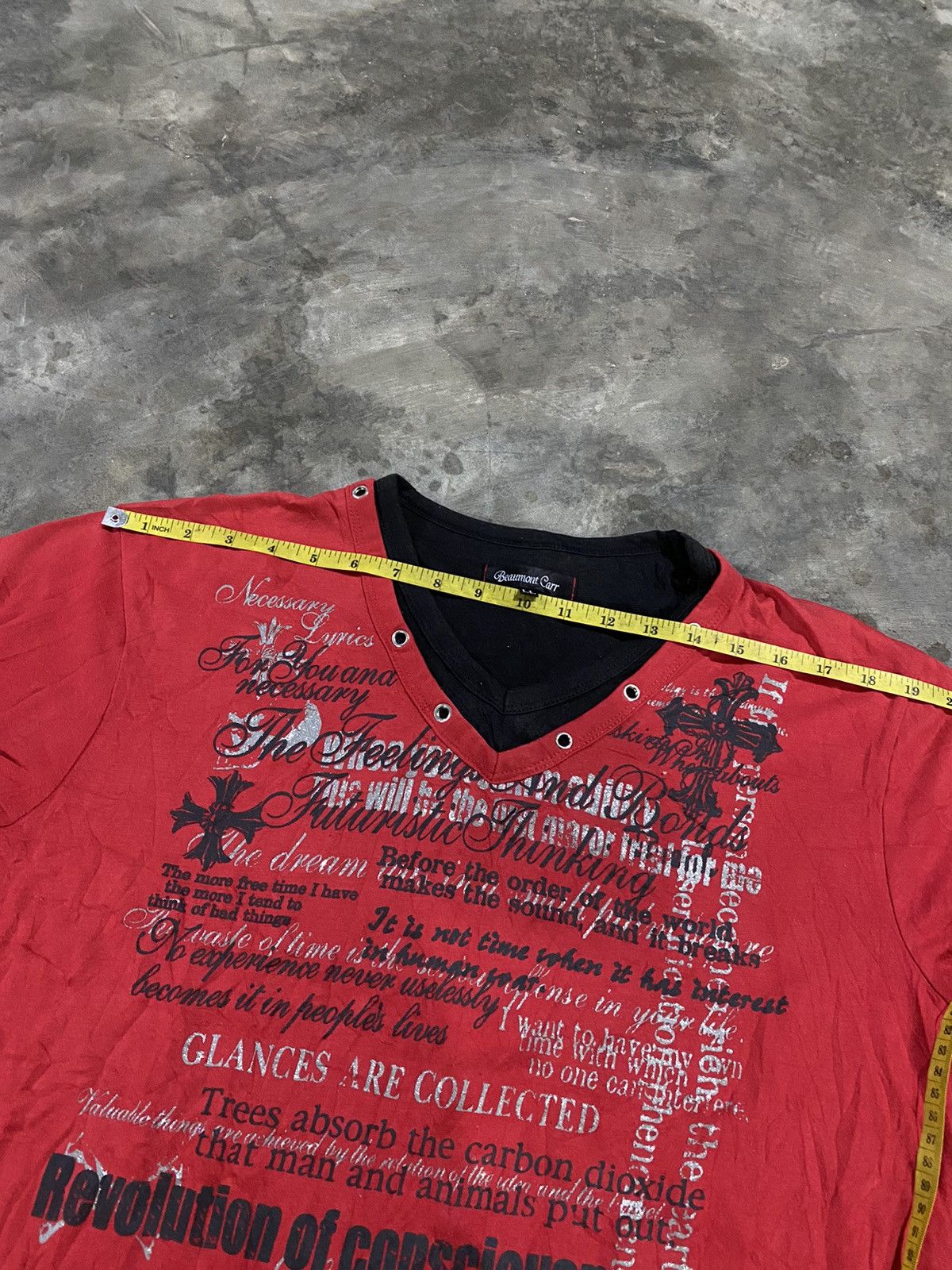 Hysteric Glamour Y2k Beaumont carr tribal cross ifsixwasnine longsleeve Size US M / EU 48-50 / 2 - 9 Thumbnail
