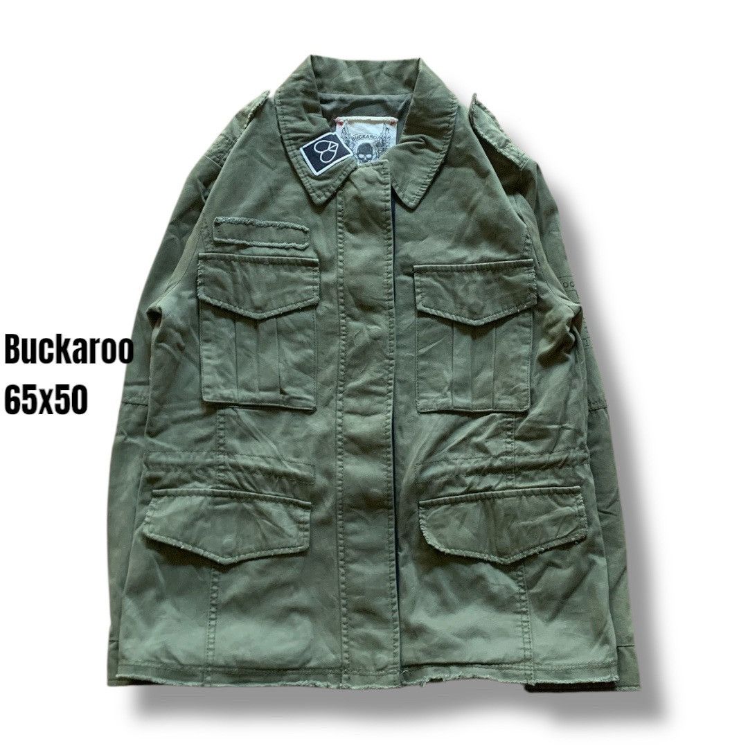 Alpha Industries Parkas Buckaroo vintage 1950 army military khaki Size US S / EU 44-46 / 1 - 1 Thumbnail