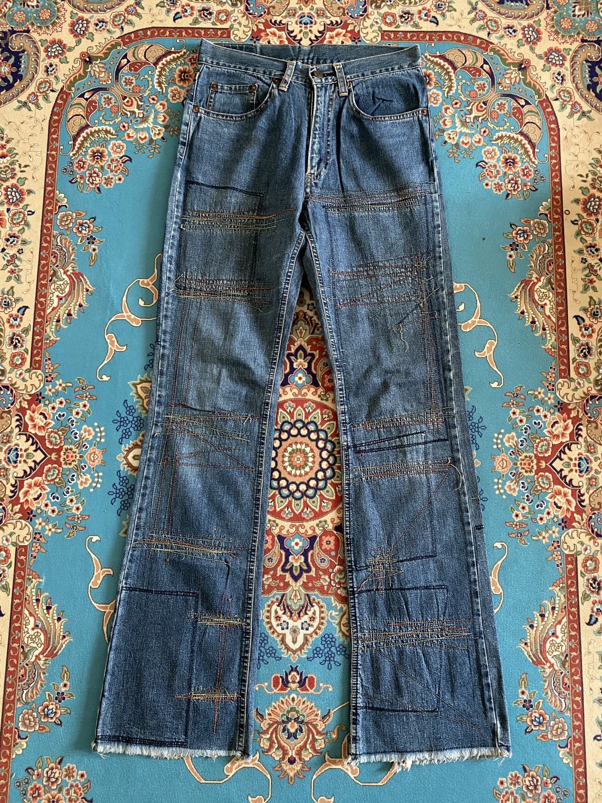 Hysteric Glamour × Japanese Brand Flare Hysteric Glamour Jeans Size US 28 / EU 44 - 2 Thumbnail
