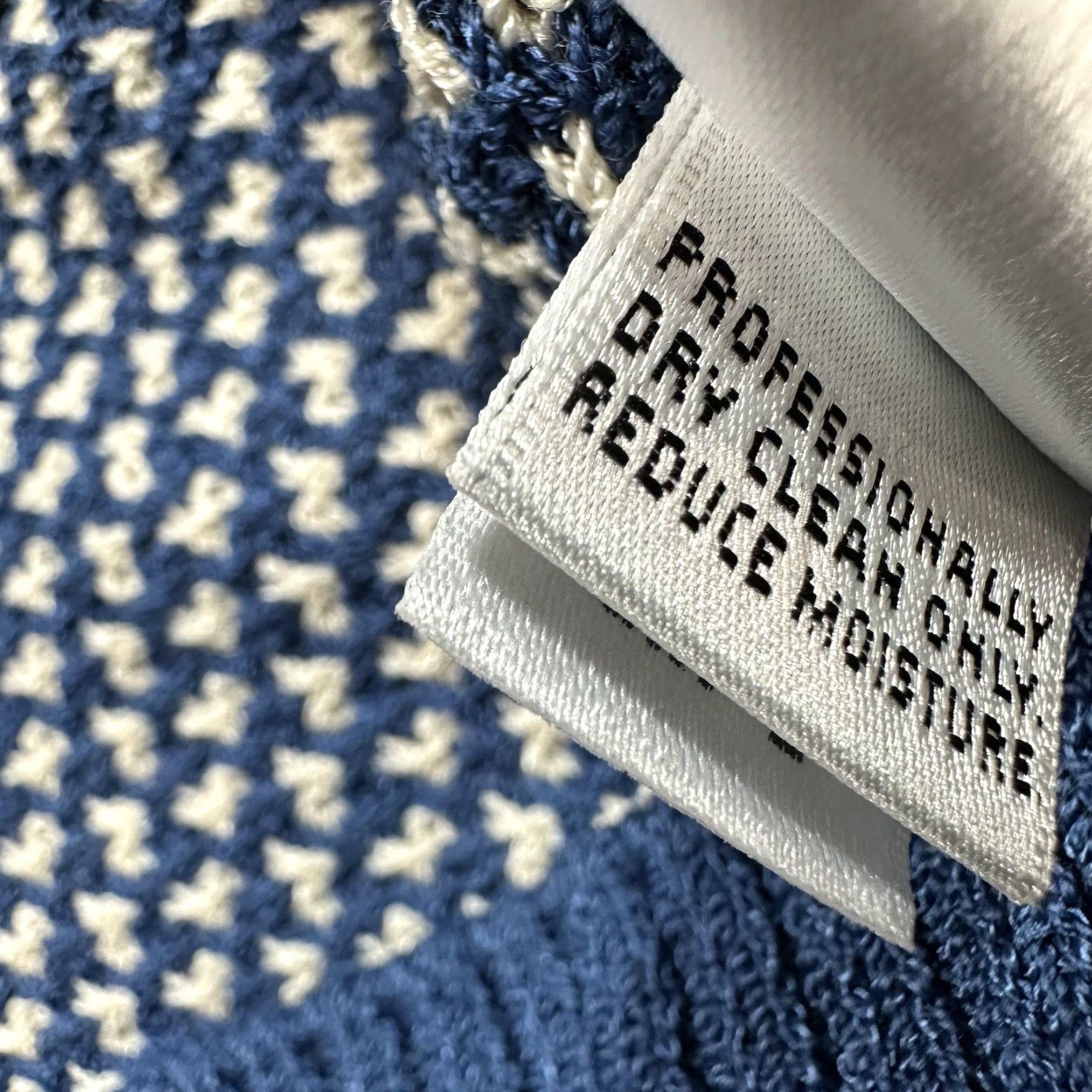 St. John St. John Sport Full Zip Sweater Womens L Blue White Indigo Wool Blend Knit Shirt Cardigan? Size L / US 10 / IT 46 - 6 Thumbnail