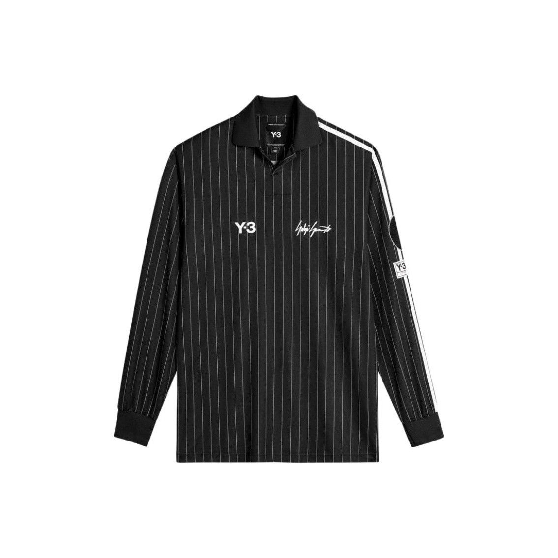 Y-3 Y-3 Pinstripe Long Sleeve Jersey Size M Size US M / EU 48-50 / 2 - 1 Thumbnail