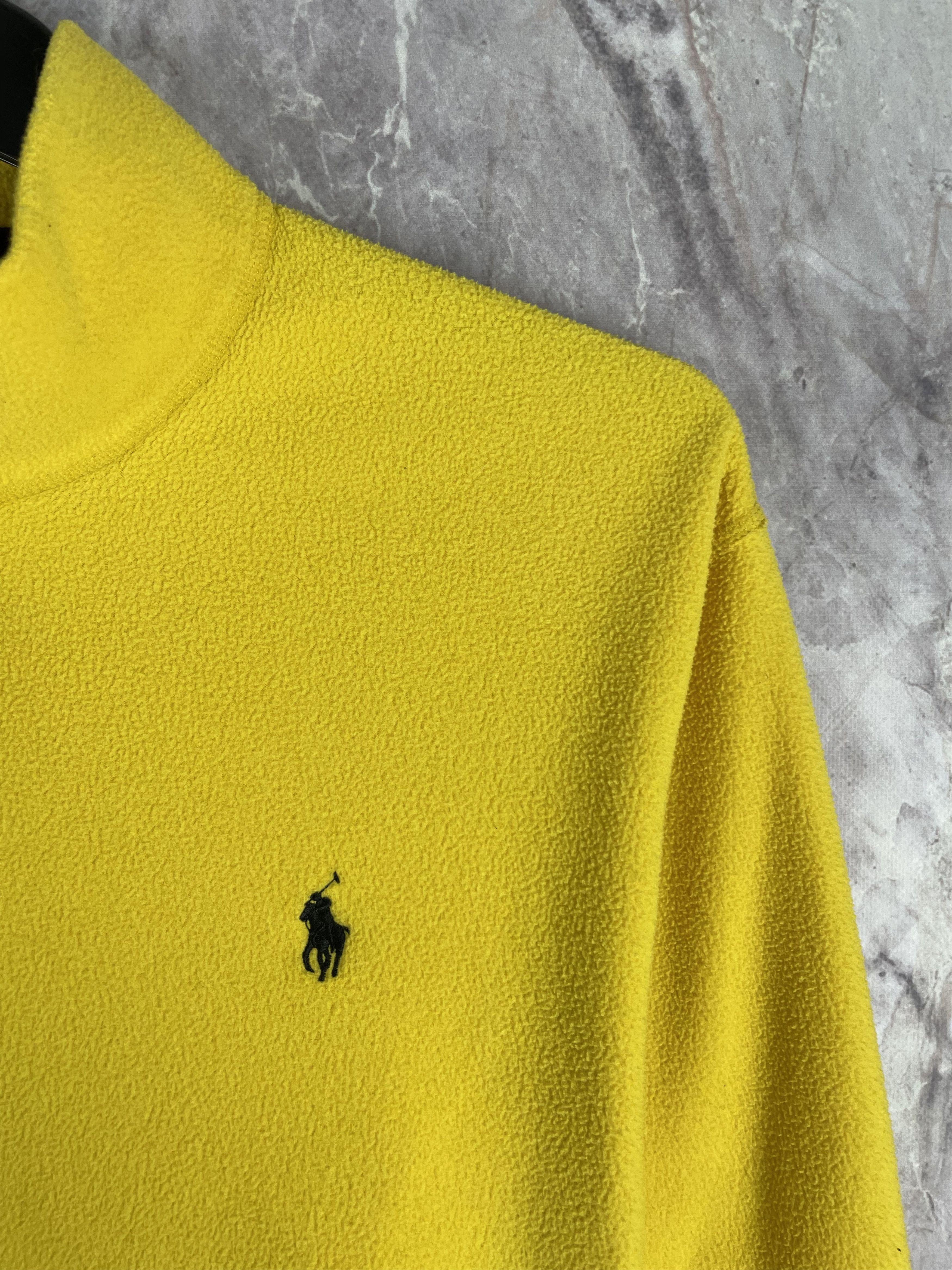 Polo Ralph Lauren Polo Ralph Lauren Vintage Fleece Sweatshirt 1/4 ZIp Rare Size US XL / EU 56 / 4 - 4 Thumbnail