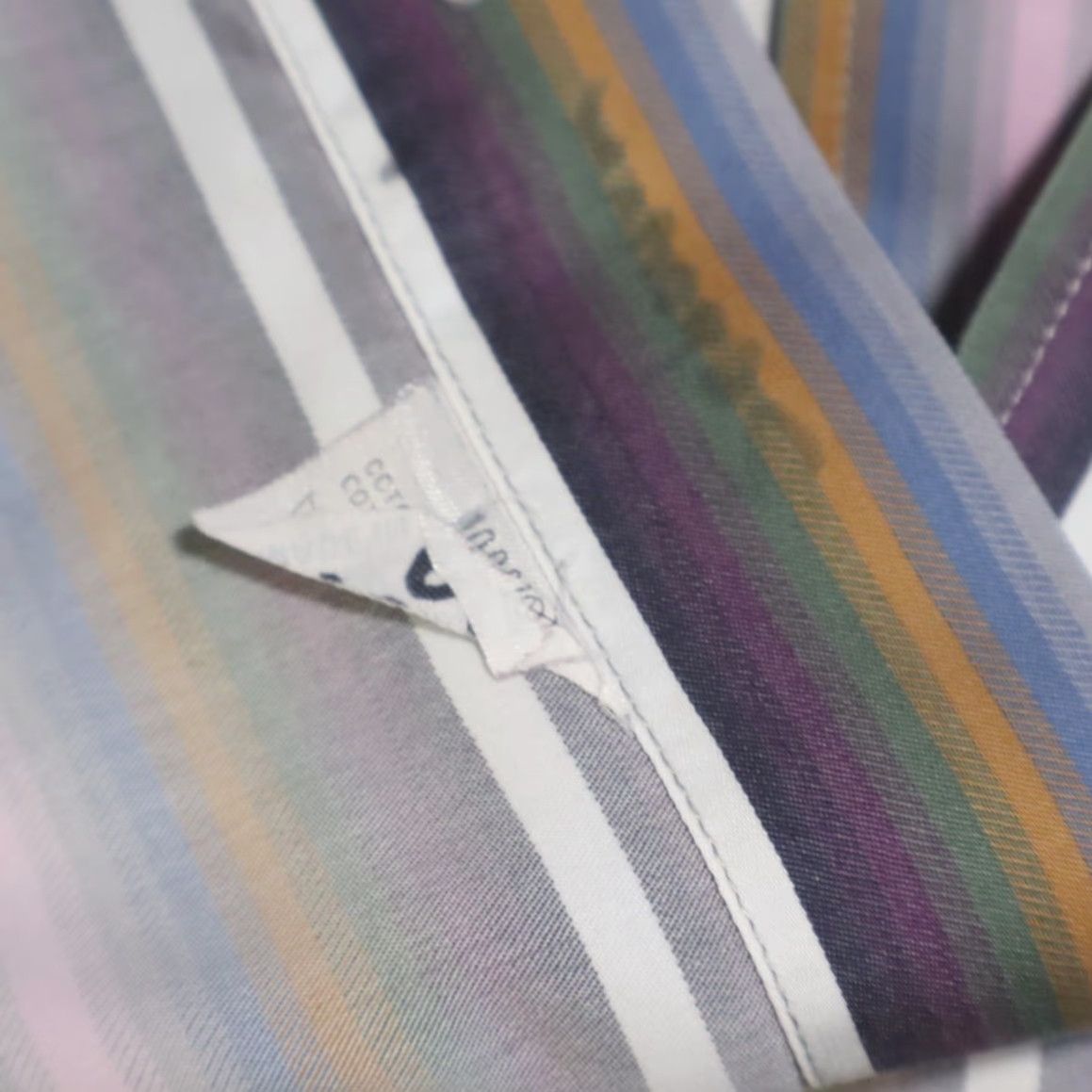 Etro Etro Shirt Dress Cotton Striped Long Sleeve Button Up Mens 38 Multi-Colored 90s Etro Shirt Mens 38 Color: Multi-Colored Size 38R - 8 Thumbnail