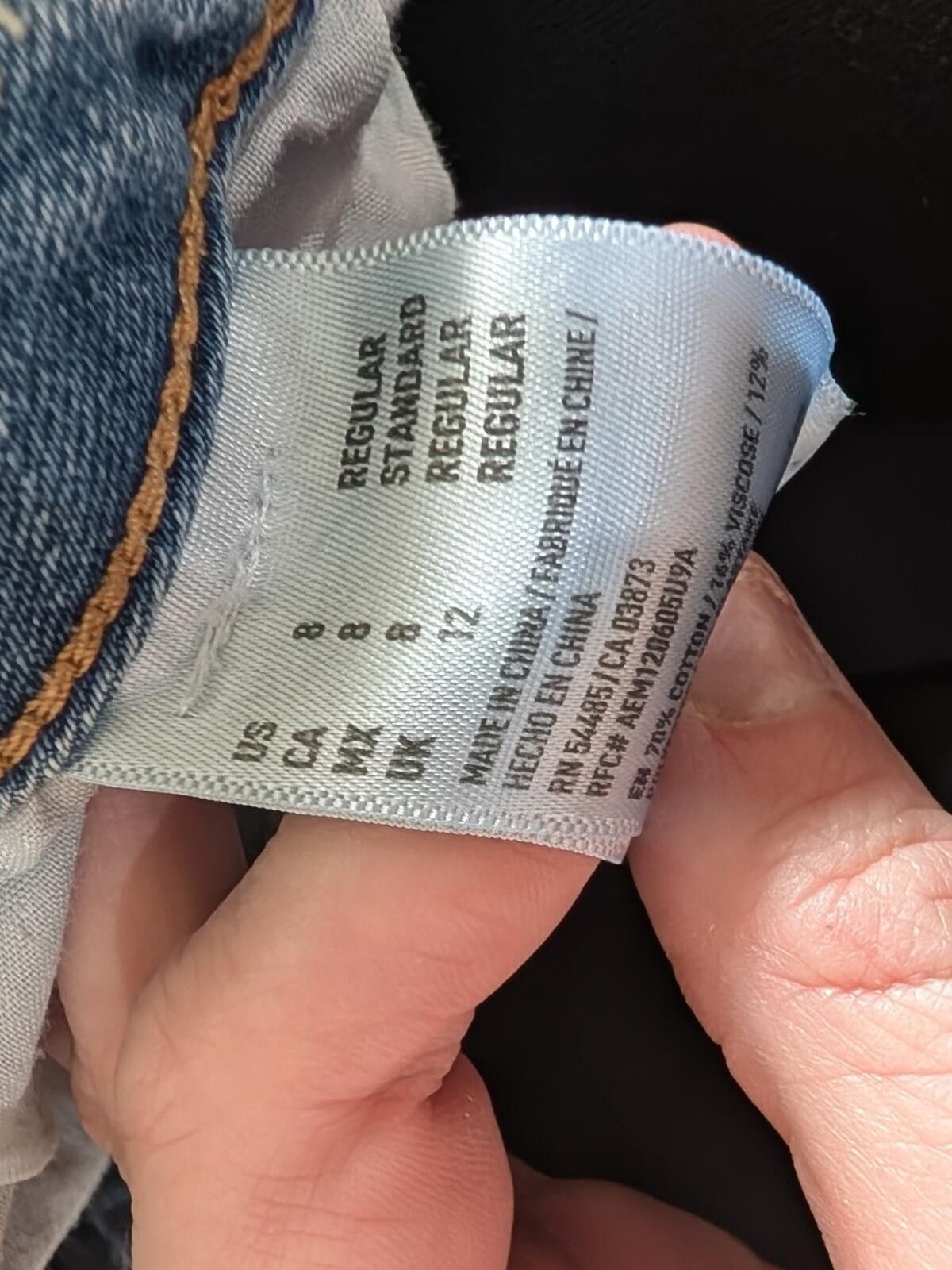 American Eagle Outfitters American Eagle Outfitters Light Blue Skinny Jeans - Women's Size 30" / US 8 / IT 44 - 5 Thumbnail