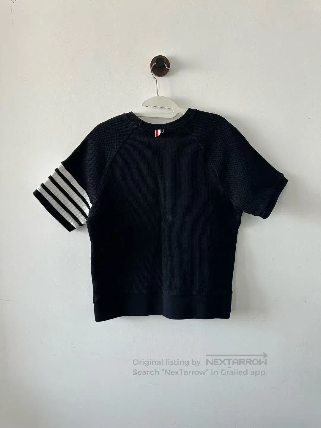 Thom Browne Thom Browne Waffle Knit Short Sleeve Hoodie| Size US L / EU 52-54 / 3 - 2 Thumbnail
