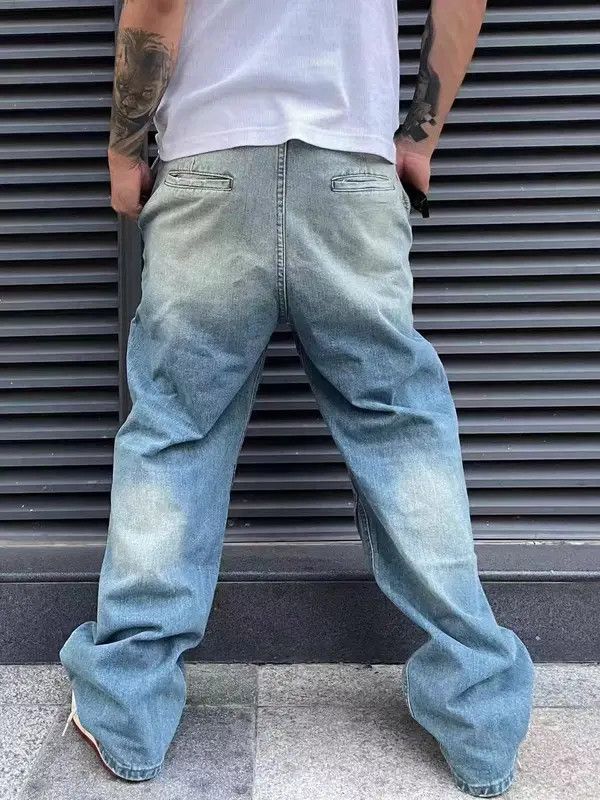 Japanese Brand VIBE Street wash vintage straight-leg jeans Size US 32 / EU 48 - 3 Thumbnail