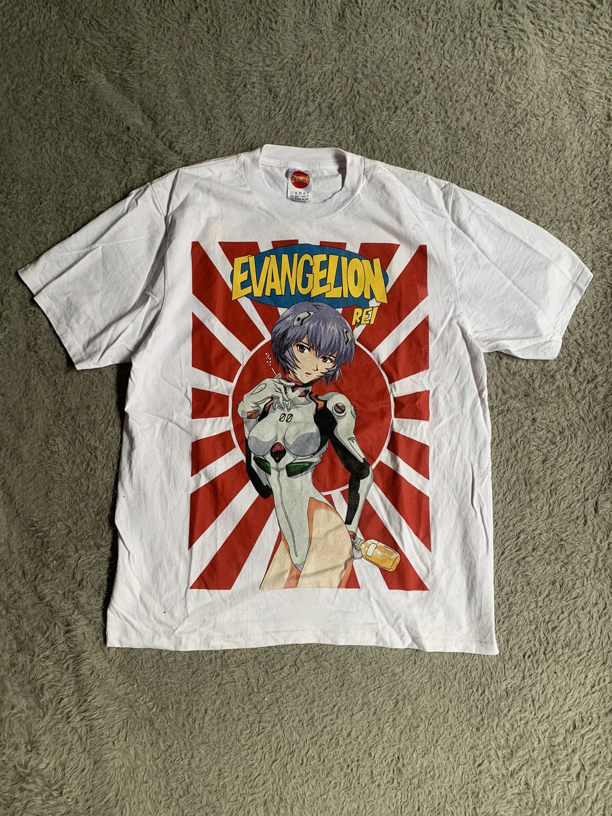 Bootleg Neon Genesis Evangelion Rei Kozik Art Anime Tee