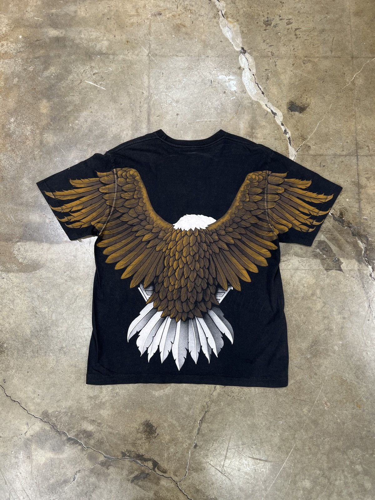 Vintage Vintage Eagle AOP Classic Wear Rock Single Stitch Tee Medium Size US M / EU 48-50 / 2 - 5 Thumbnail