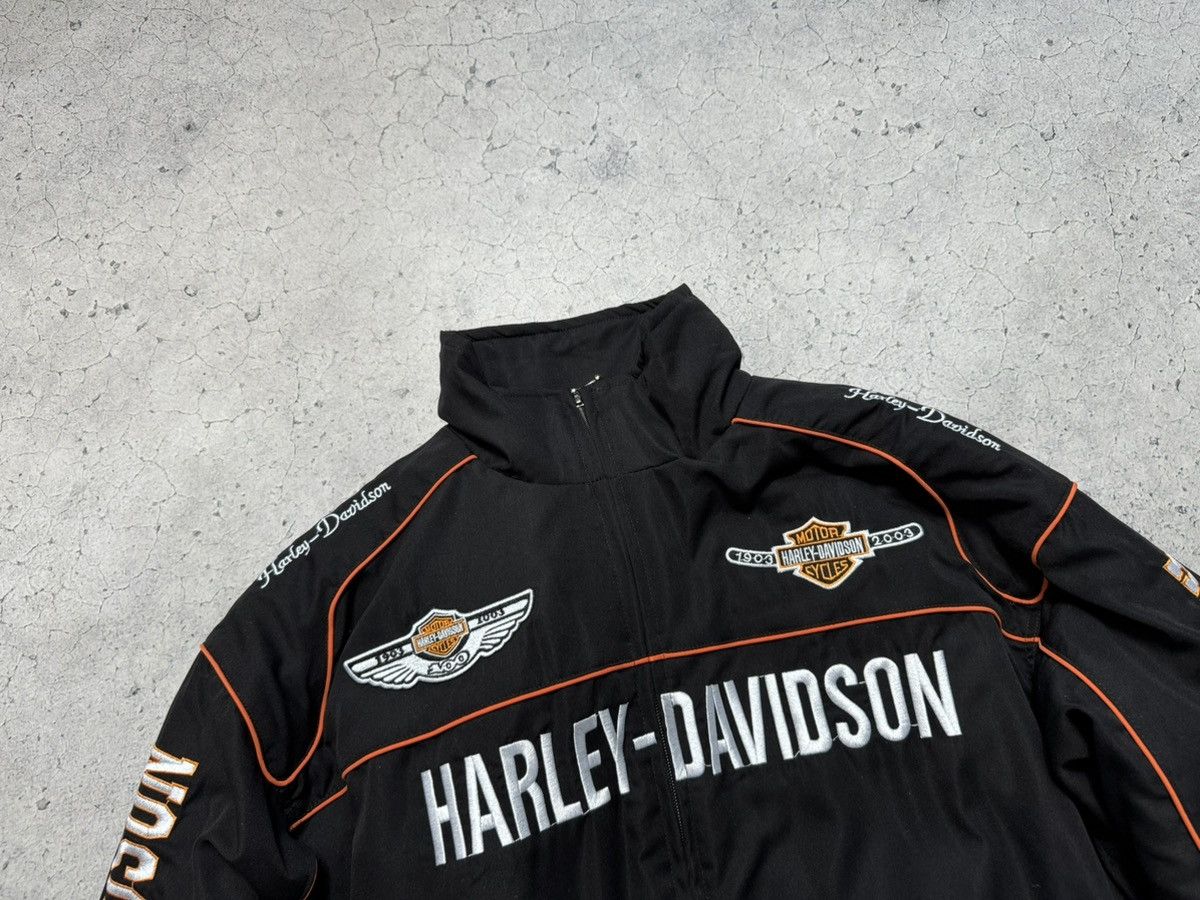 Harley Davidson Harley Motor Davidson Racing Bomber Jacket Vintage Big Logo Size US XL / EU 56 / 4 - 7 Thumbnail