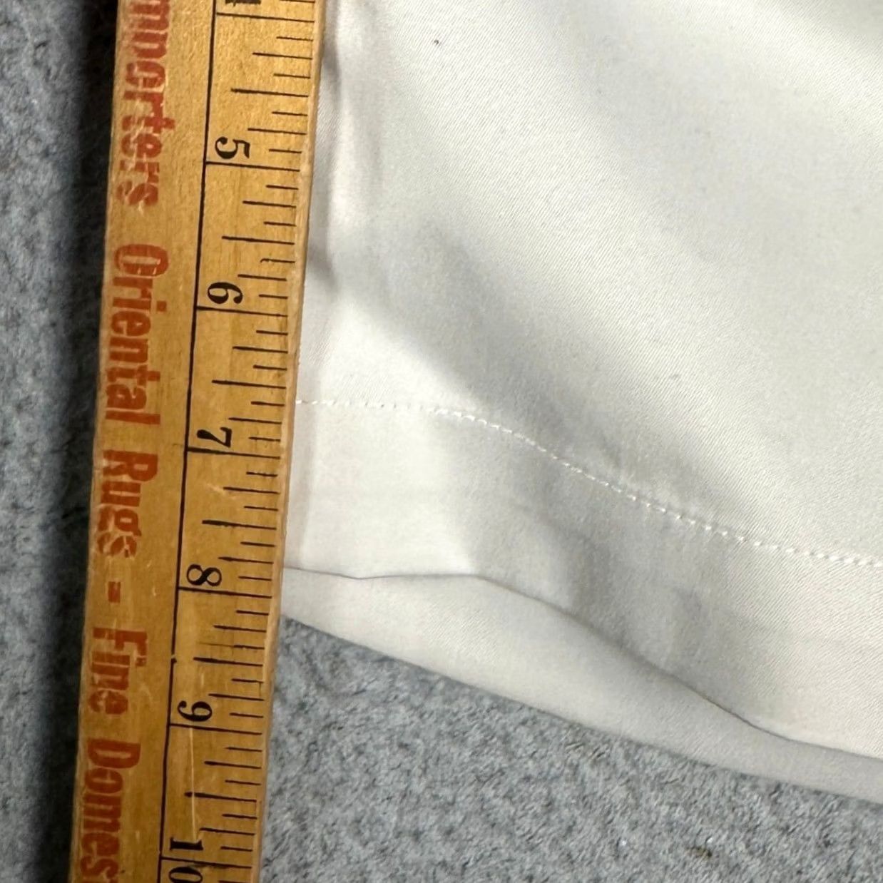 Croft & Barrow Croft & Barrow Shorts Men 42x8.5 Beige Flat Front Chino Casual Outdoor Vintage: No Size US 42 / EU 58 - 6 Thumbnail