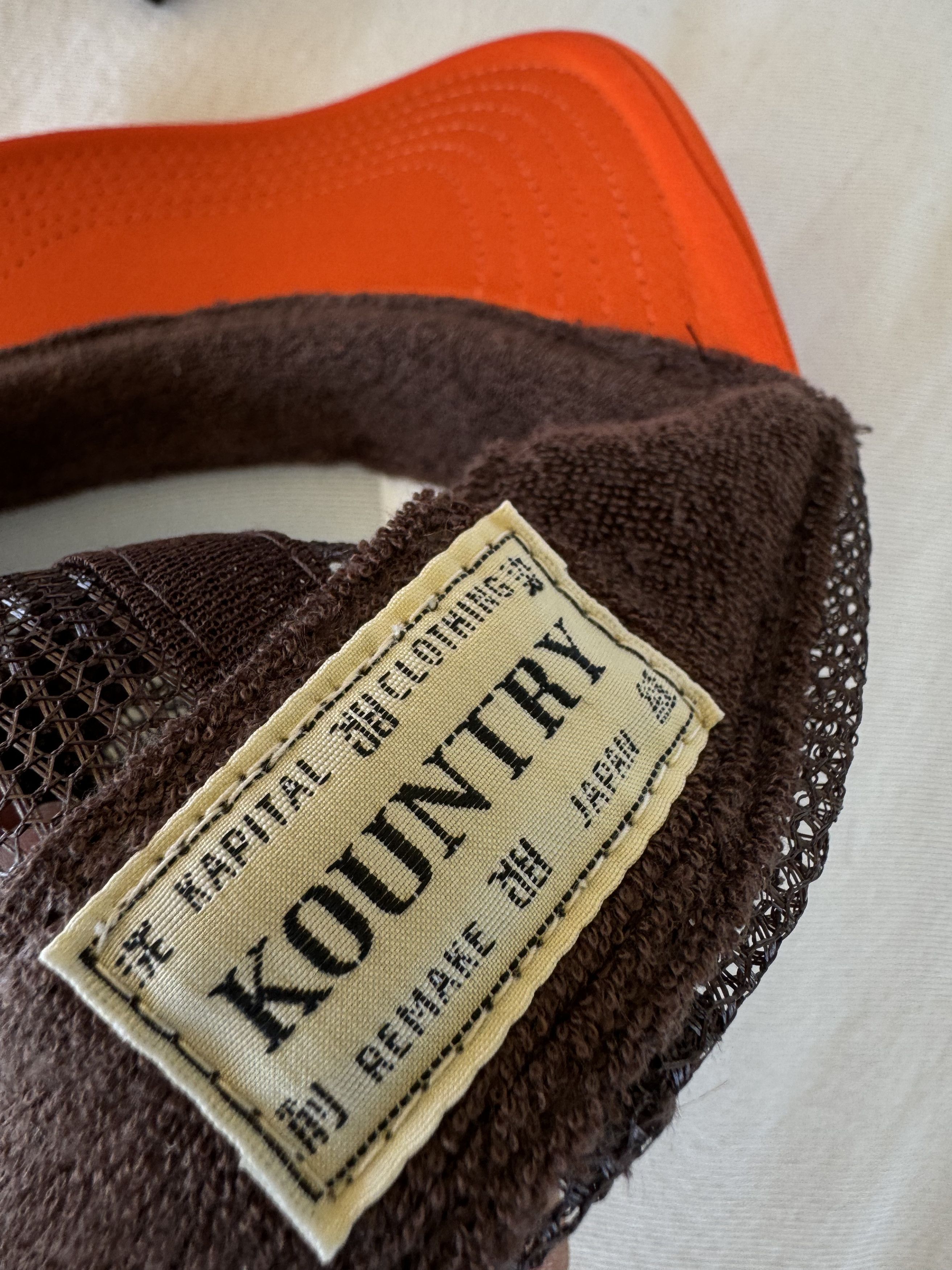 Kapital Kapital Denim Coating Service Hat Size ONE SIZE - 5 Thumbnail