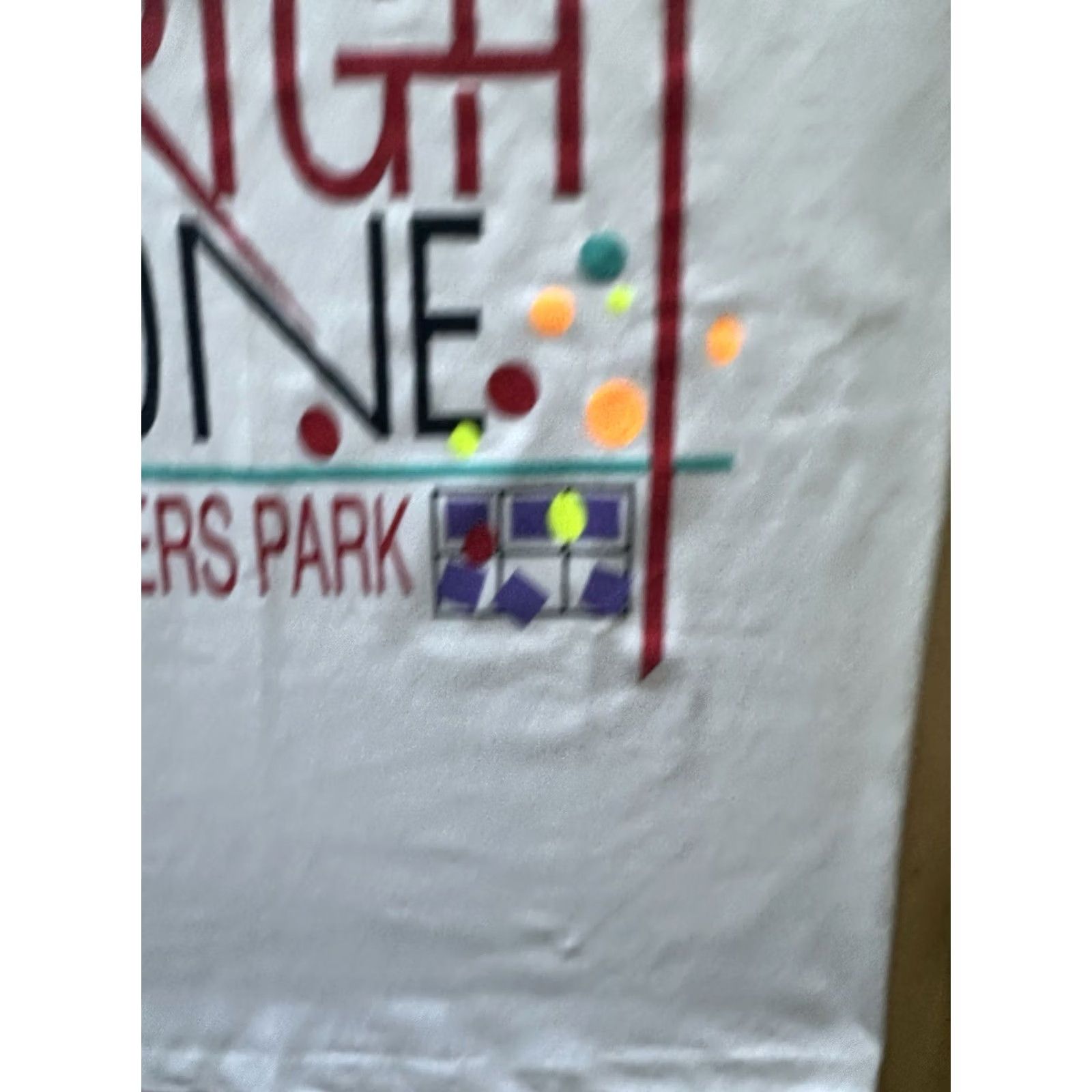 Vintage VTG 90s Screen Stars Sanders Park “We Are The Right One” Single Stitch Tee XL White Mens T-Shirt NWOT Size US XL / EU 56 / 4 - 5 Thumbnail